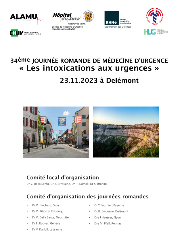 Flyer journée romande urg 2023