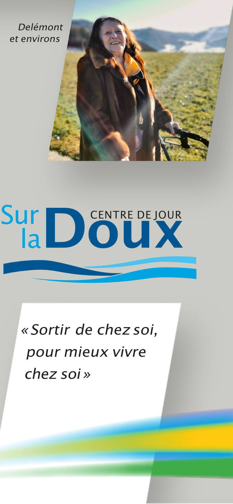 Flyer centre de jour sur la Doux Delémont