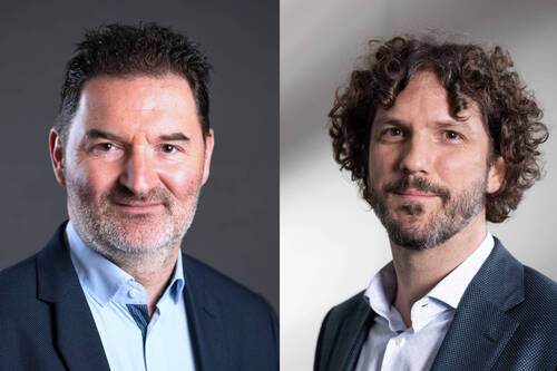 Cyril Friche (gauche) et Nicolas Chevrey