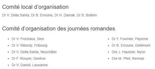 Comité d'organisation